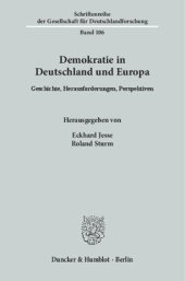 book Demokratie in Deutschland und Europa: Geschichte, Herausforderungen, Perspektiven