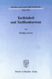 book Tarifeinheit und Tarifkonkurrenz