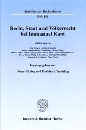 book Recht, Staat und Völkerrecht bei Immanuel Kant: Marburger Tagung zu Kants 'Metaphysischen Anfangsgründen der Rechtslehre'