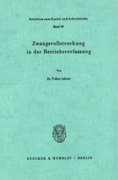 book Zwangsvollstreckung in der Betriebsverfassung