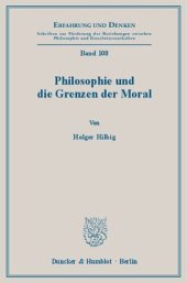 book Philosophie und die Grenzen der Moral