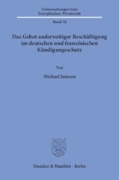 book Das Gebot anderweitiger Beschäftigung im deutschen und französischen Kündigungsschutz