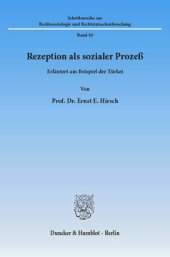 book Rezeption als sozialer Prozeß: Erläutert am Beispiel der Türkei