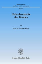 book Nebenhaushalte des Bundes