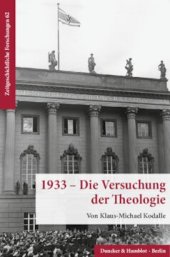 book 1933 – Die Versuchung der Theologie