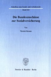 book Die Bundeszuschüsse zur Sozialversicherung