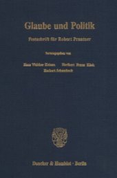 book Glaube und Politik: Festschrift für Robert Prantner