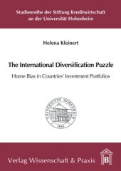 book The International Diversification Puzzle: Home Bias in Countries’ Investment Portfolios