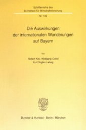 book Die Auswirkungen der internationalen Wanderungen auf Bayern