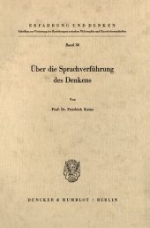 book Über die Sprachverführung des Denkens