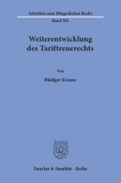 book Weiterentwicklung des Tariftreuerechts