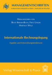 book Internationale Rechnungslegung: Aspekte und Entwicklungstendenzen