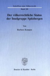 book Der völkerrechtliche Status der Inselgruppe Spitzbergen