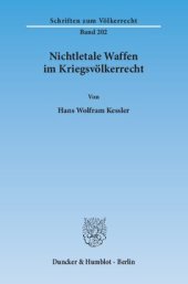 book Nichtletale Waffen im Kriegsvölkerrecht