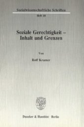 book Soziale Gerechtigkeit - Inhalt und Grenzen