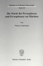 book Die Macht der Perzeptionen und Perzeptionen von Mächten