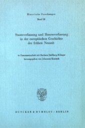 book Staatsverfassung und Heeresverfassung in der europäischen Geschichte der frühen Neuzeit