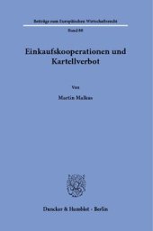 book Einkaufskooperationen und Kartellverbot