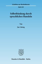 book Selbstbindung durch sprachliches Handeln