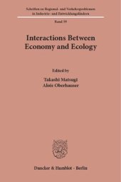 book Interactions Between Economy and Ecology