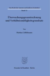 book Überwachungsgesamtrechnung und Verhältnismäßigkeitsgrundsatz