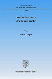 book Auslandseinsatz der Bundeswehr