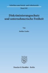 book Diskriminierungsschutz und unternehmerische Freiheit