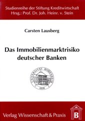 book Das Immobilienmarktrisiko deutscher Banken