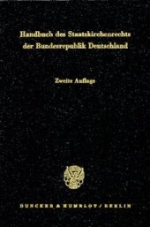 book Handbuch des Staatskirchenrechts der Bundesrepublik Deutschland: 2. Bd