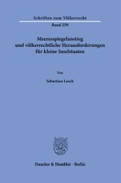 book Meeresspiegelanstieg und völkerrechtliche Herausforderungen für kleine Inselstaaten