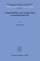 book Anlegerleitbilder und Anlegerschutz im Kapitalmarktrecht