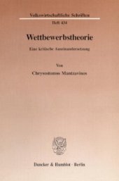 book Wettbewerbstheorie: Eine kritische Auseinandersetzung