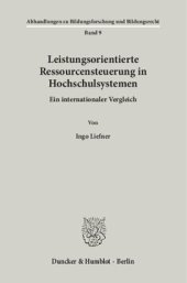 book Leistungsorientierte Ressourcensteuerung in Hochschulsystemen: Ein internationaler Vergleich