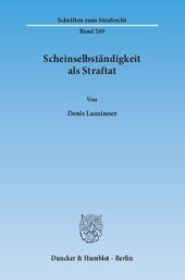 book Scheinselbständigkeit als Straftat