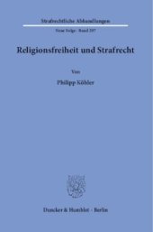 book Religionsfreiheit und Strafrecht