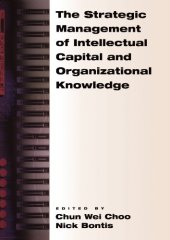 book The Strategic Management of Intellectual Capital and Organizational Knowledge