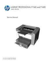 book HP Laserjet P1560, P1600 Series (service manual)