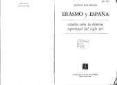 book Erasmo y Espana. Estudio sobre la historia spiritual del siglo XVI