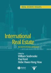 book International Real Estate: An Institutional Approach (Real Estate Issues)