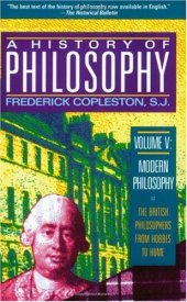 book History of Philosophy, Volume 5