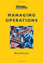 book Managing Operations (Institute of Management Series)