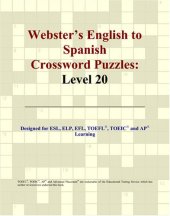 book Webster's English to Spanish Crossword Puzzles: Level 20