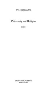 book Philosophy and Religion (1804)