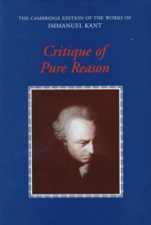 book Critique of Pure Reason