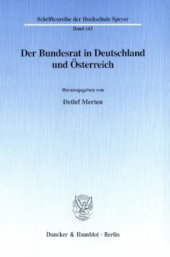 book Der Bundesrat in Deutschland und Österreich