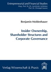 book Insider Ownership, Shareholder Structures and Corporate Governance