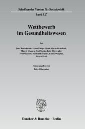 book Wettbewerb im Gesundheitswesen