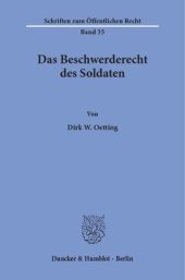 book Das Beschwerderecht des Soldaten