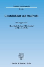 book Gesetzlichkeit und Strafrecht