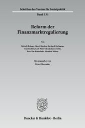 book Reform der Finanzmarktregulierung